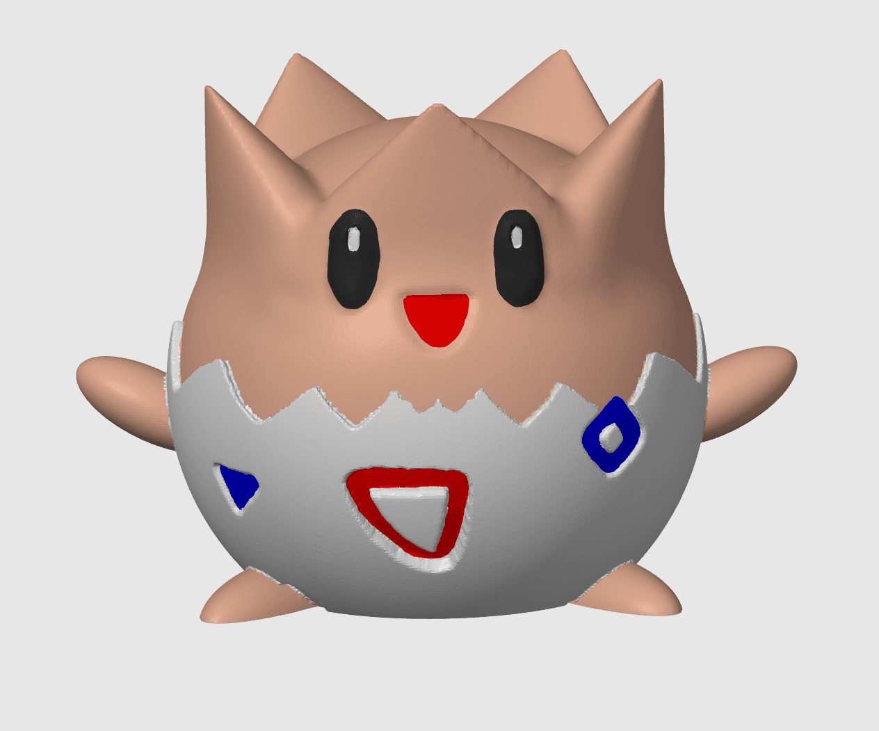 Togepi Pokemon (No support) 3d model