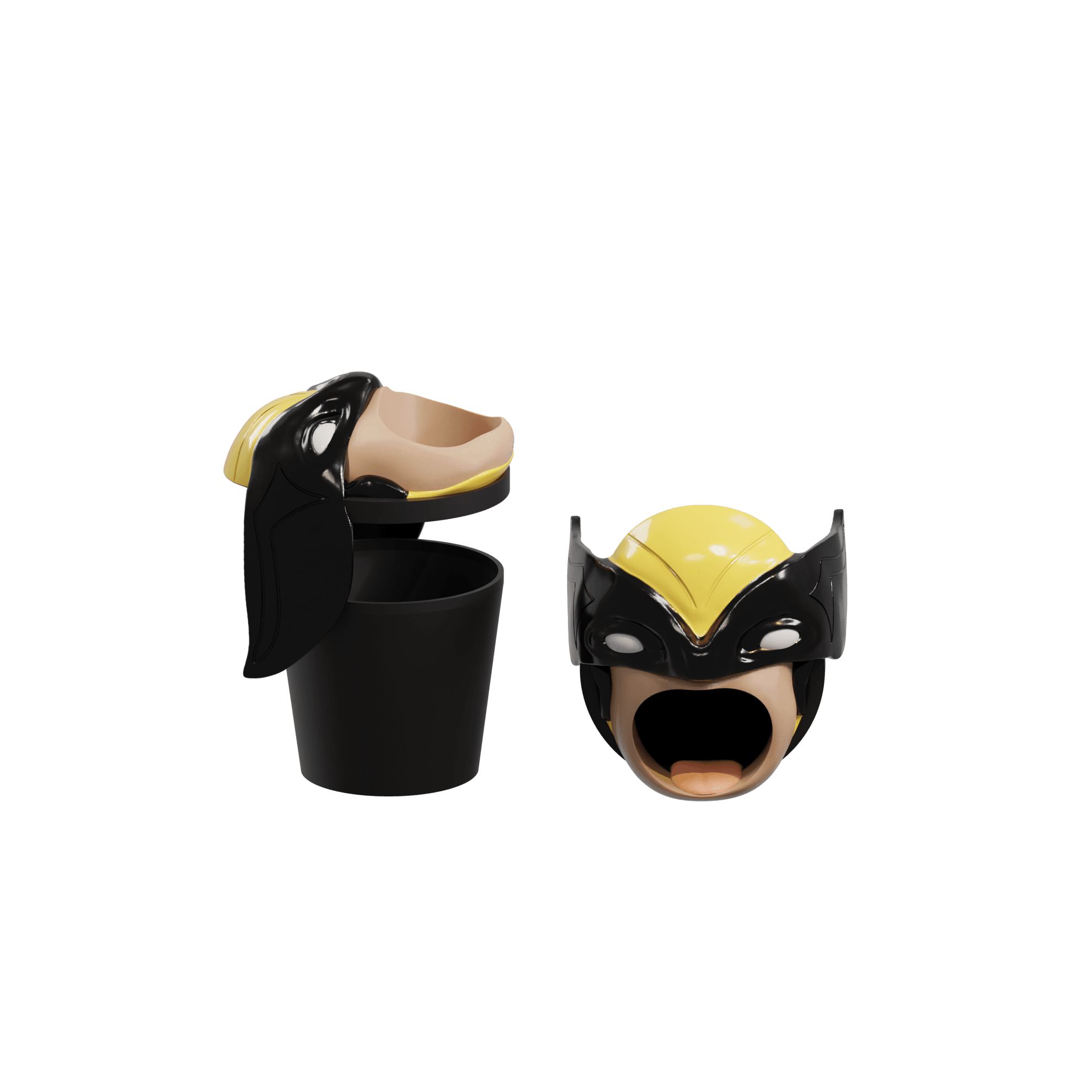 Wolverine Popcorn Bucket 3d model