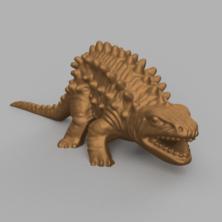 Dinosaure pic dos 3d model