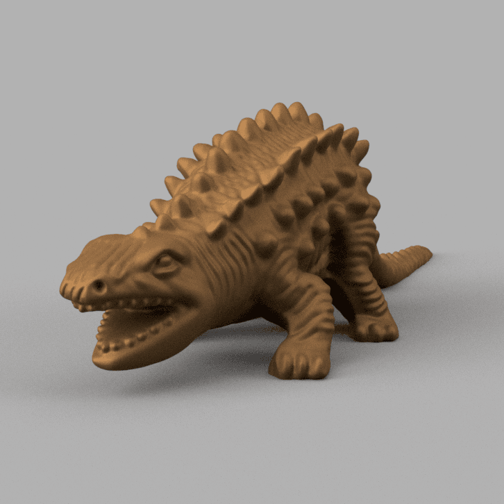 Dinosaure pic dos 3d model