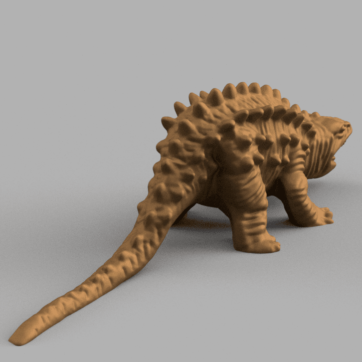 Dinosaure pic dos 3d model