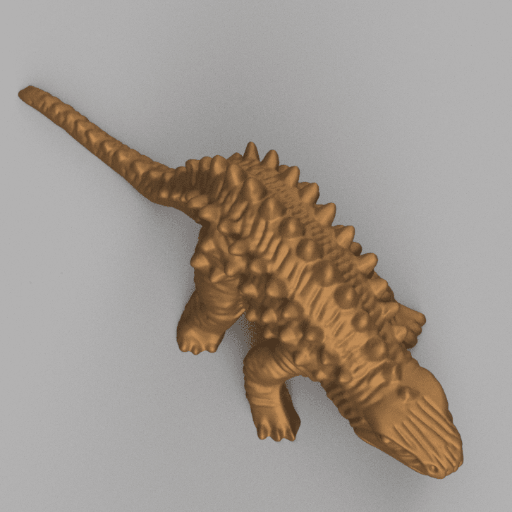 Dinosaure pic dos 3d model