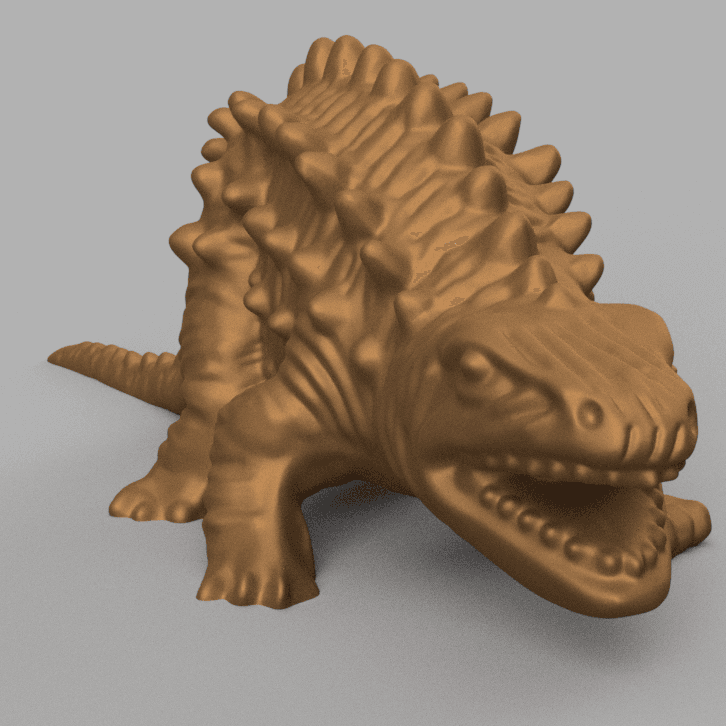 Dinosaure pic dos 3d model