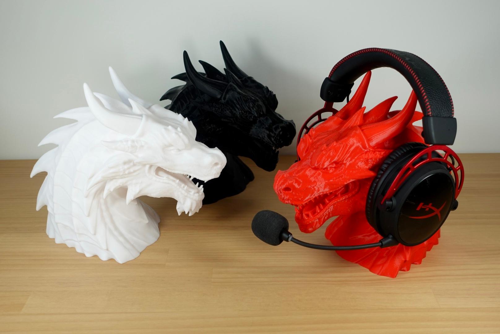 Dragon Headphone Stand 3d model