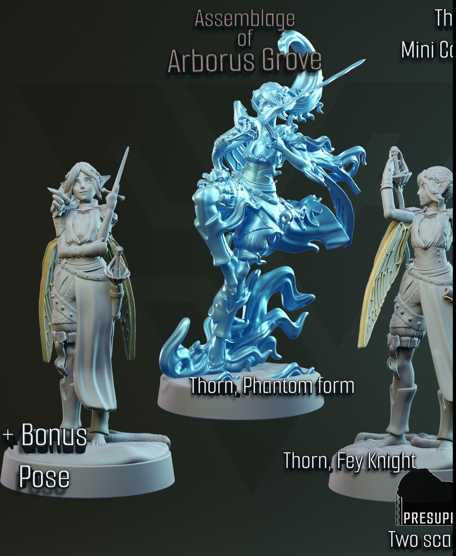 Thorn Mini Collection + exclusive Bonus pose 3d model