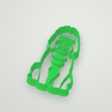 Dog Cookie Cutter - oalpo.stl 3d model