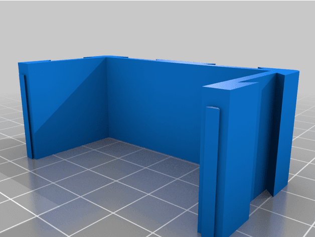 Modular Table Corner Tool Shelf 3d model