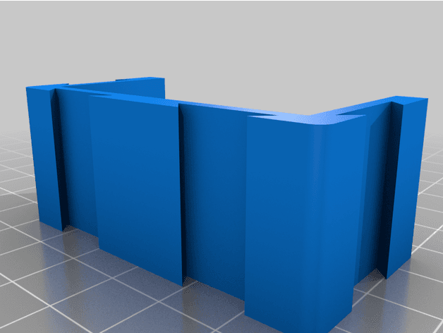 Modular Table Corner Tool Shelf 3d model