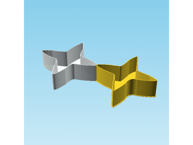 Shuriken 0079, nestable box (v2) 3d model