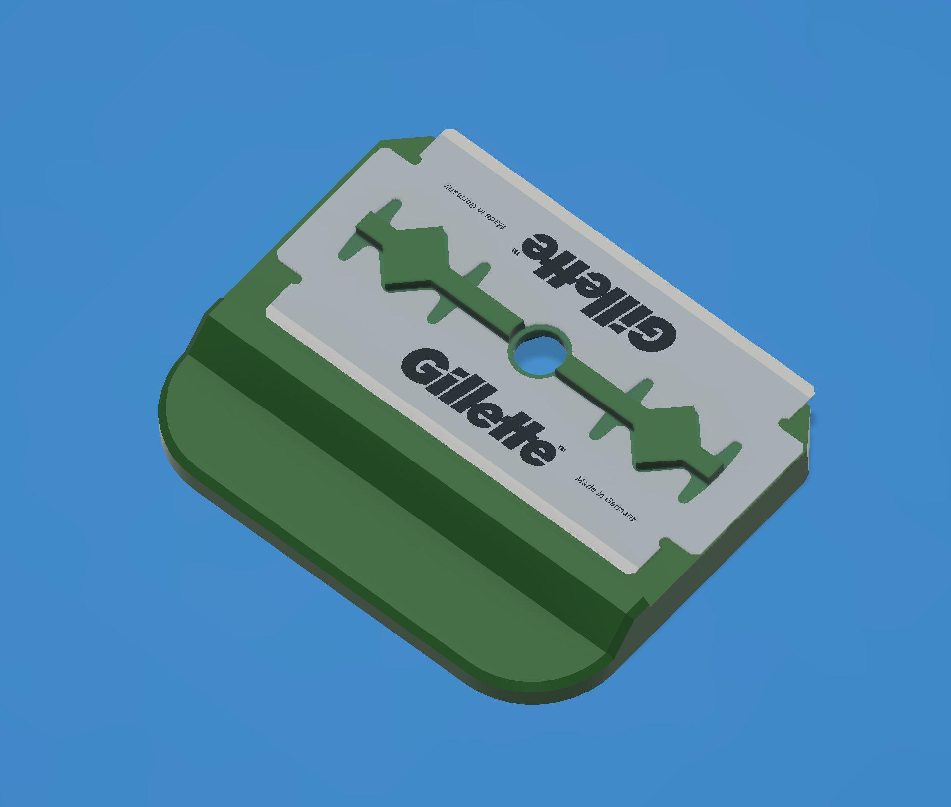 Razor Blade Holder Scraper 3d model