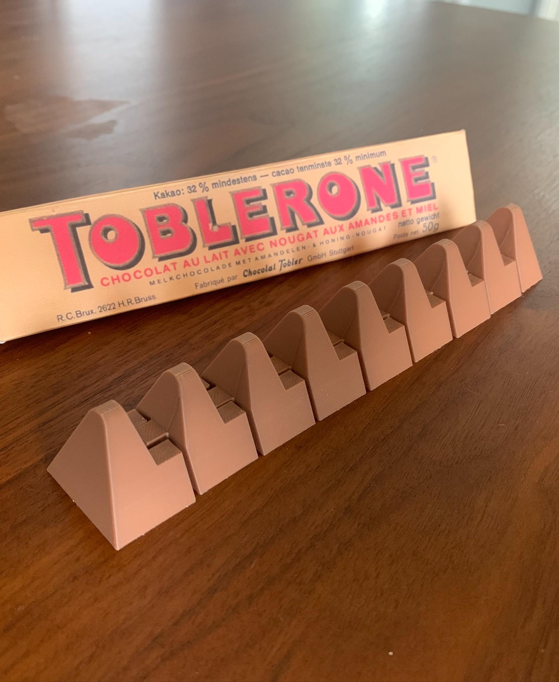 Flexy Toblerone Candy Bar 3d model