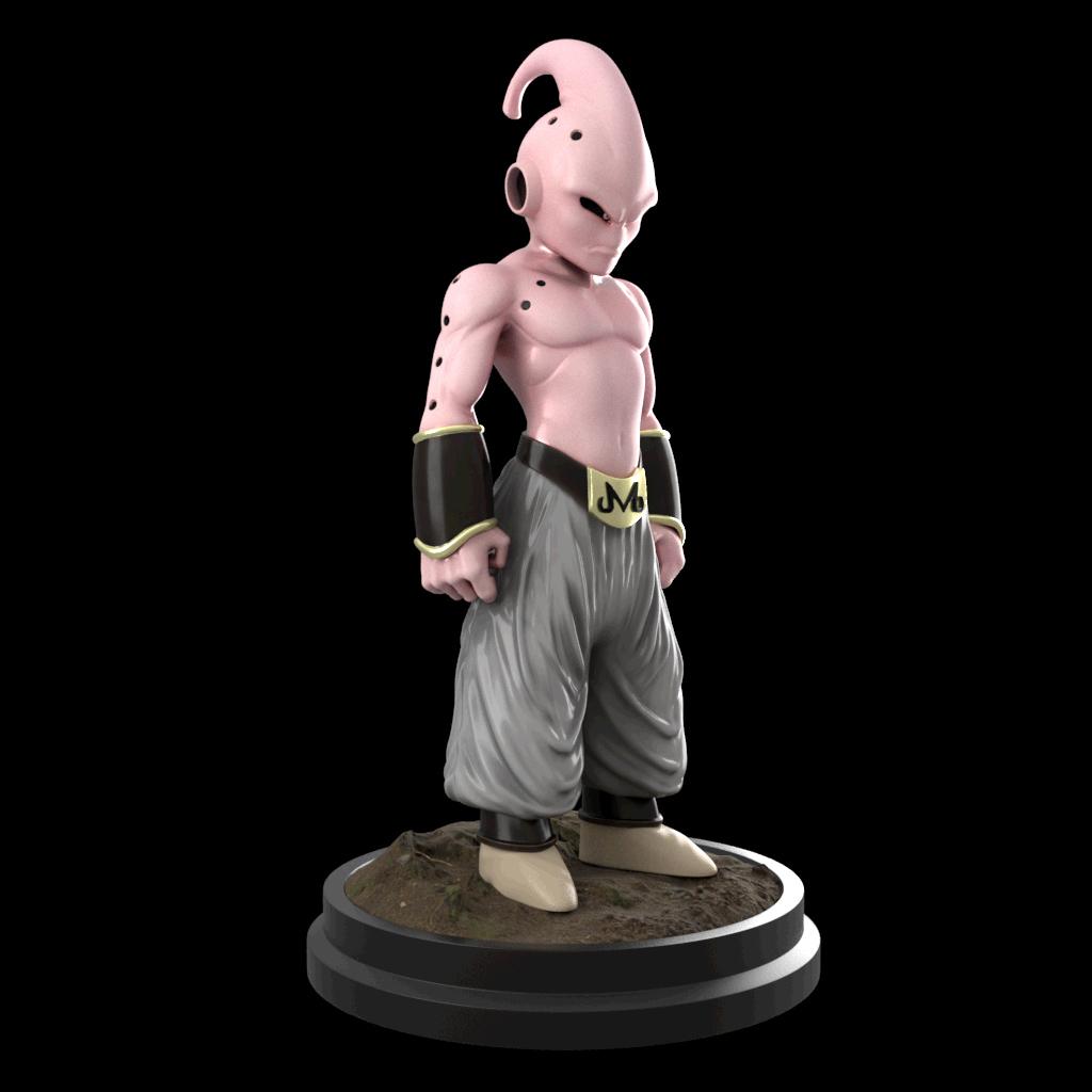 Kid Buu Figure 3d model