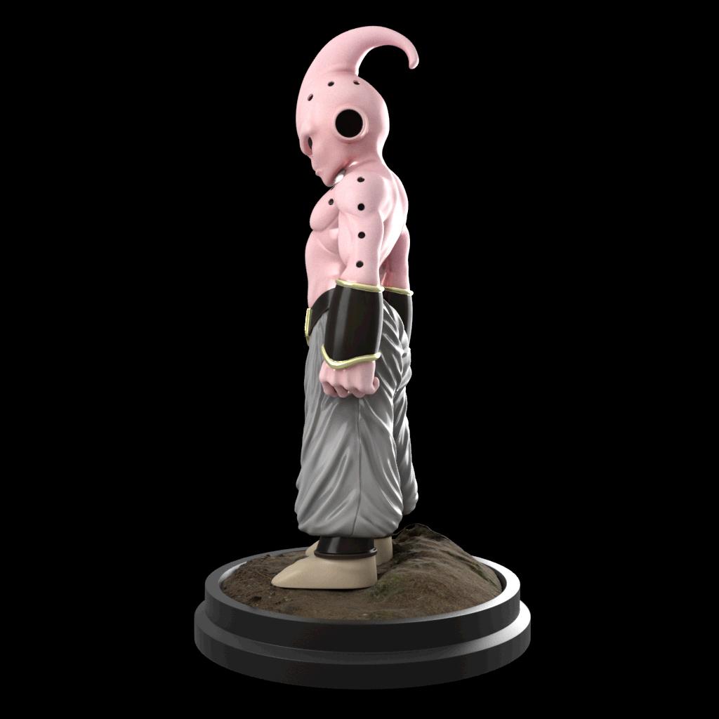 Kid Buu Figure 3d model