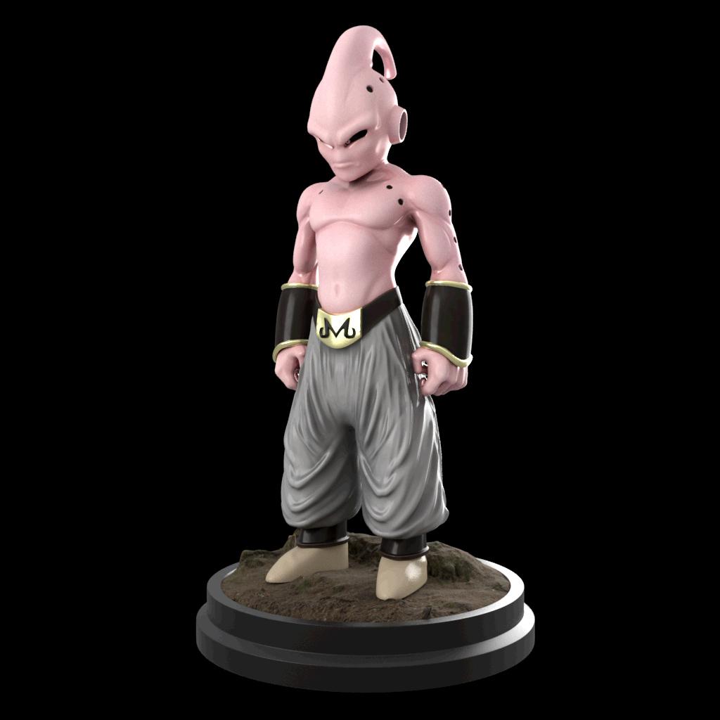 Kid Buu Figure 3d model