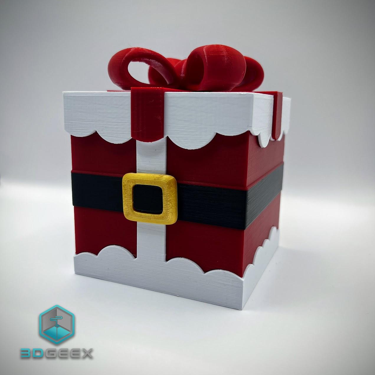 Santa Gift Box 3d model