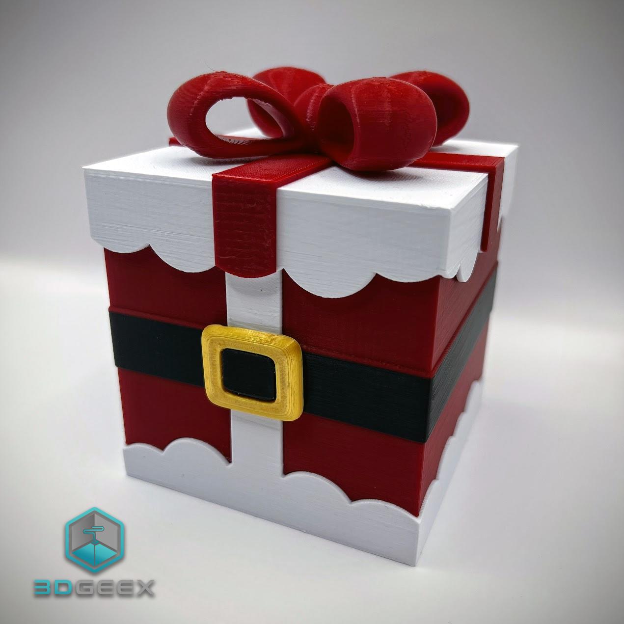 Santa Gift Box 3d model