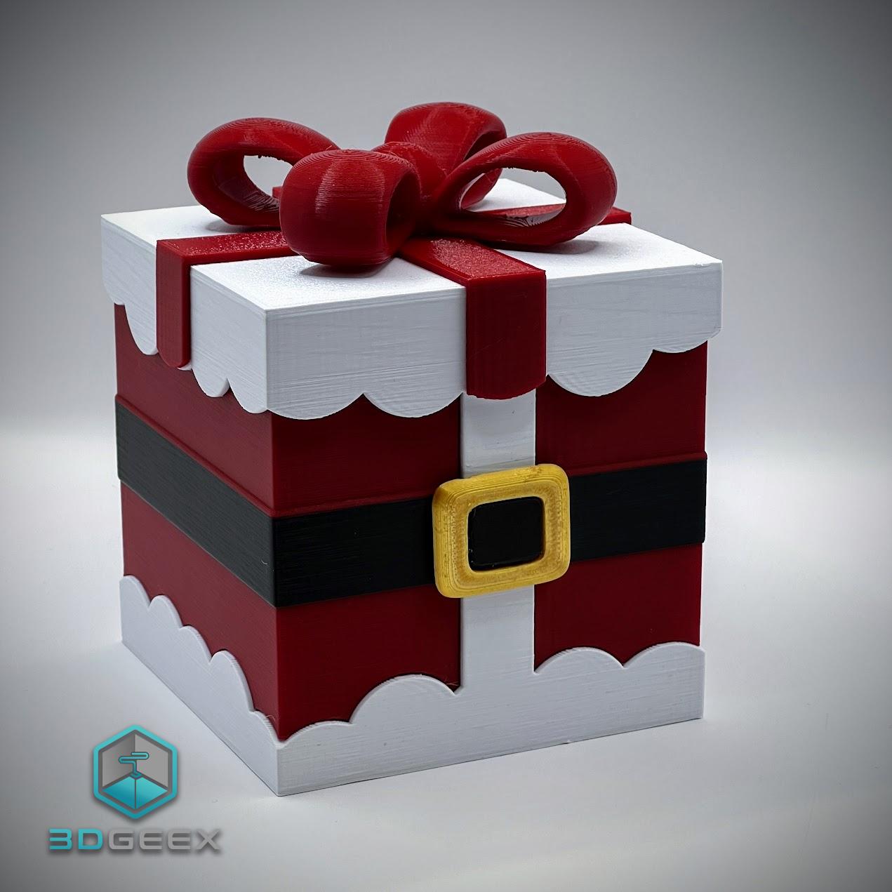 Santa Gift Box 3d model