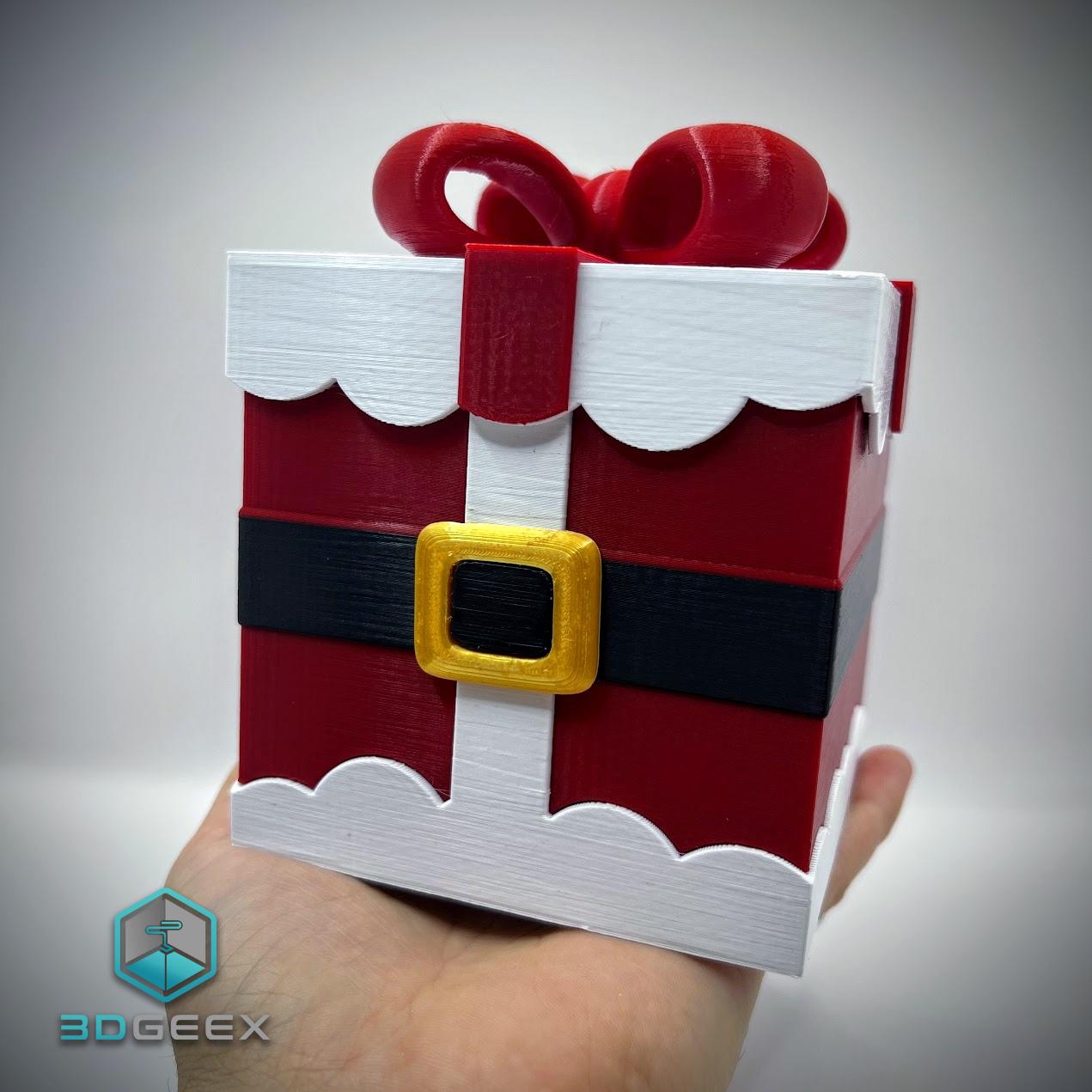 Santa Gift Box 3d model