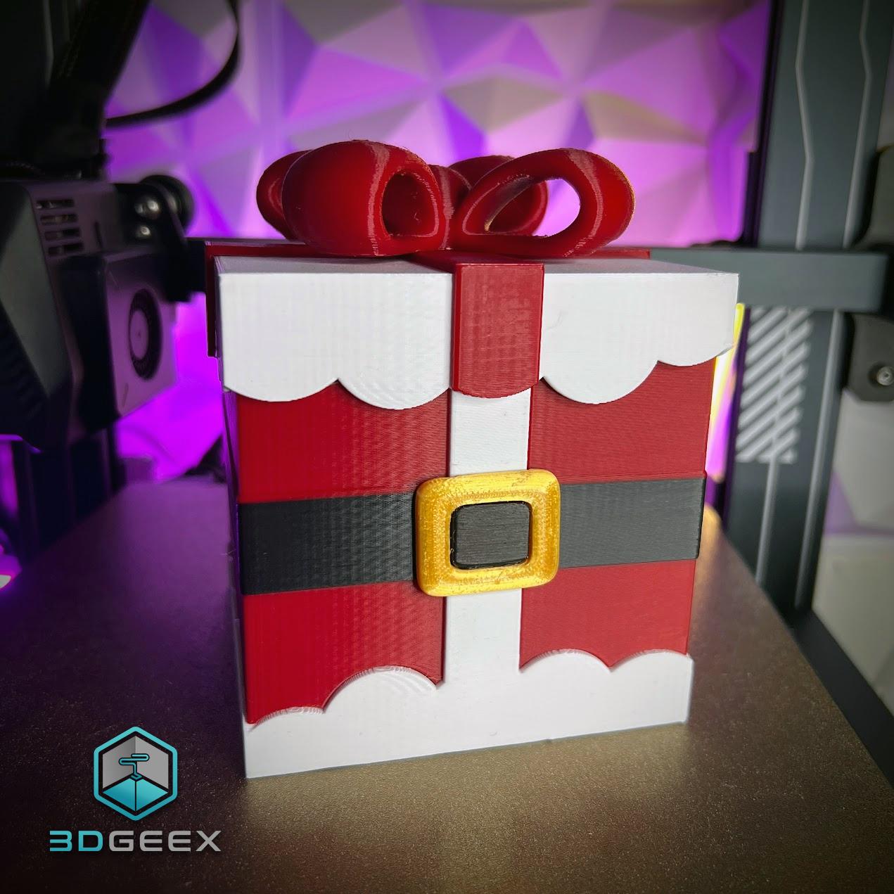 Santa Gift Box 3d model