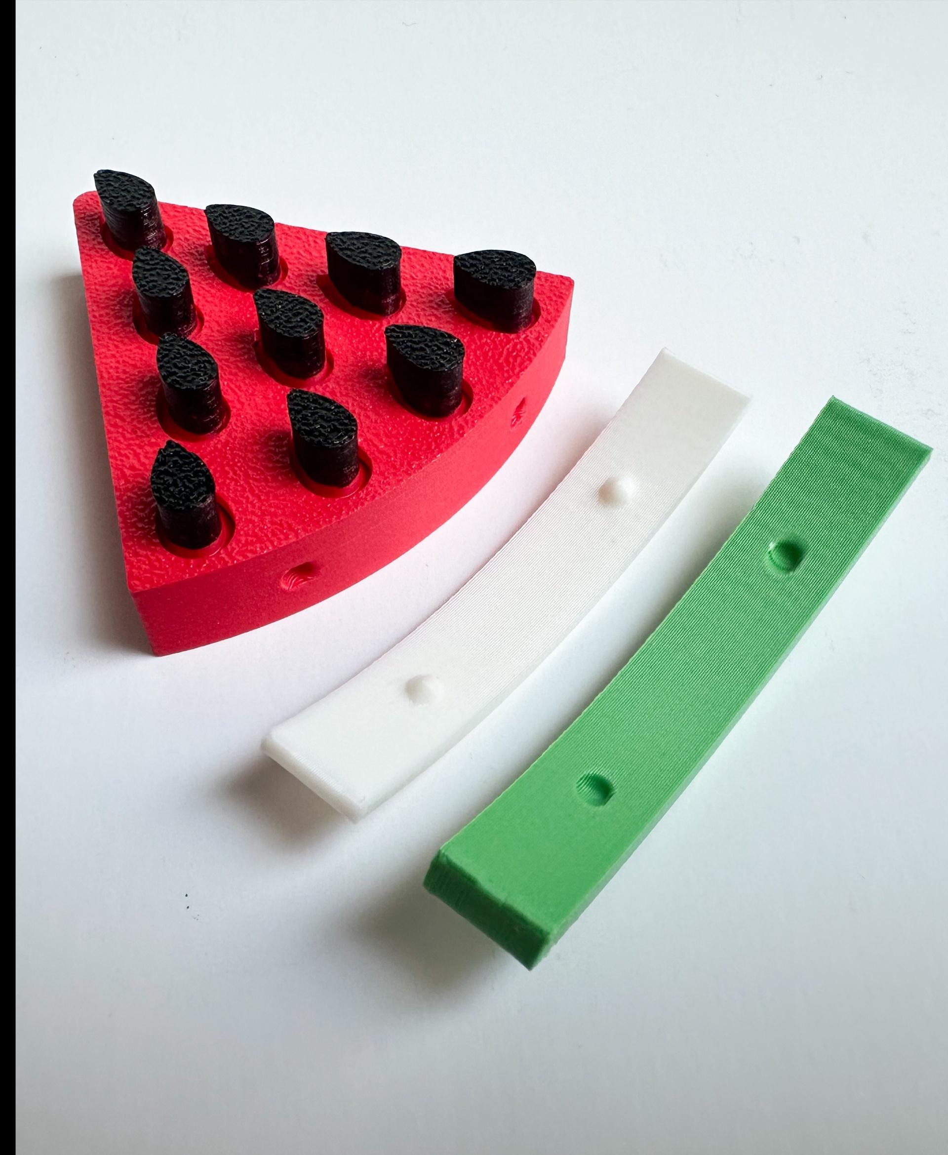 Watermelon Wedge Fidget 3d model