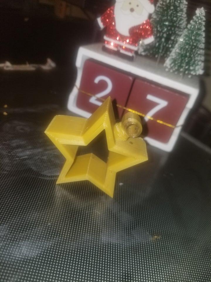 Hollow Star Ornament 3d model