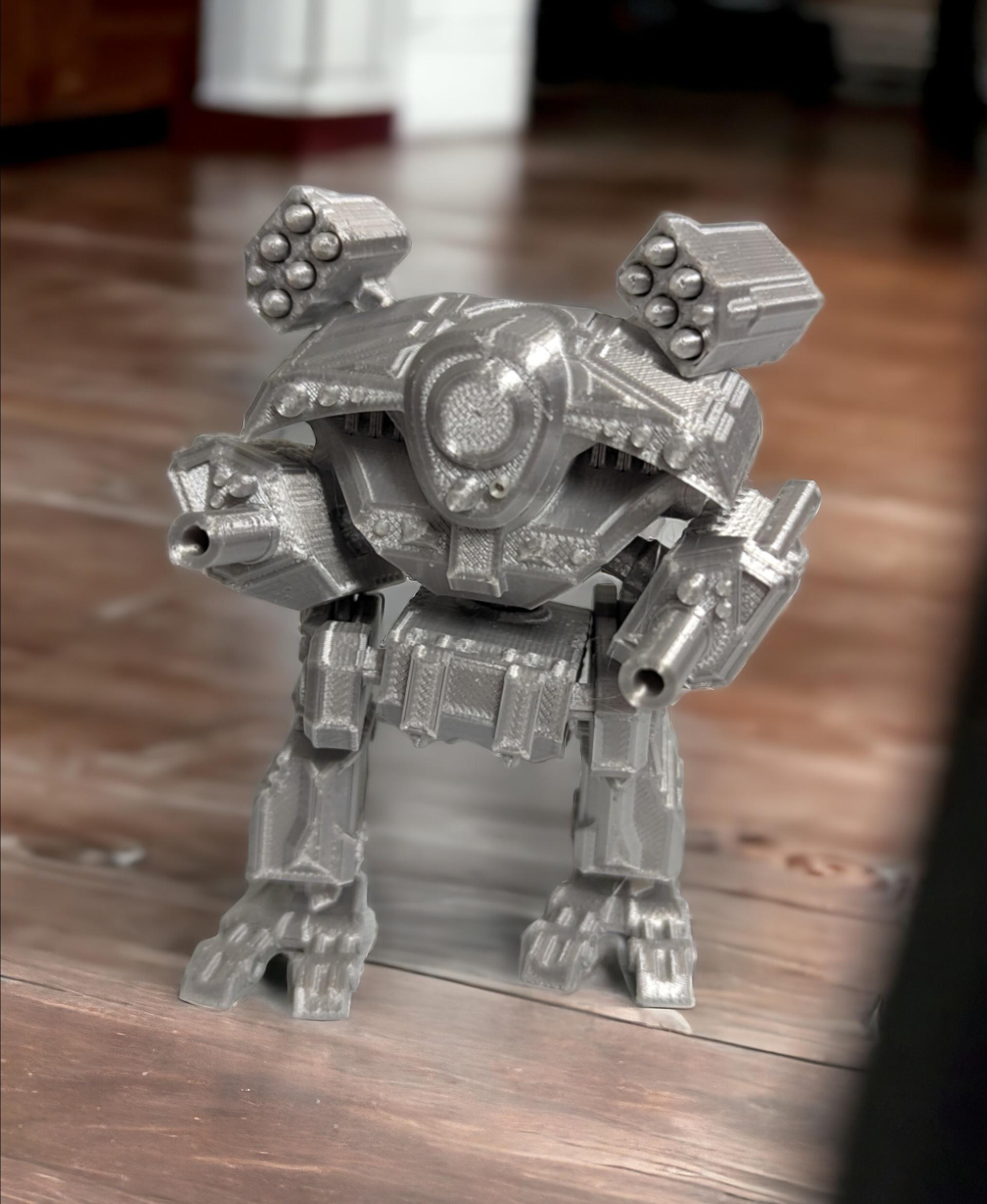 Articulated Mech — Zenith Arbiter ZA - Awesome Model! 
Prints Perfectly! 
I love the ball joints that lock into place  - 3d model