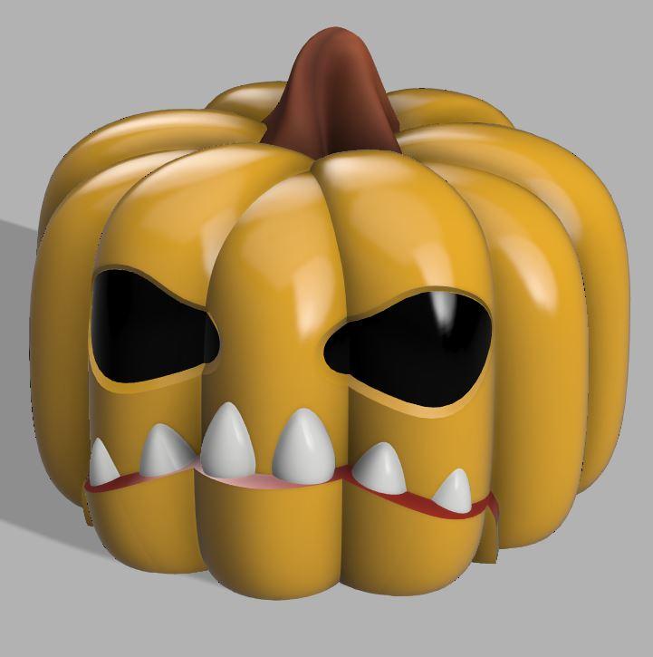 Under-Bite Pumpkin 3d model
