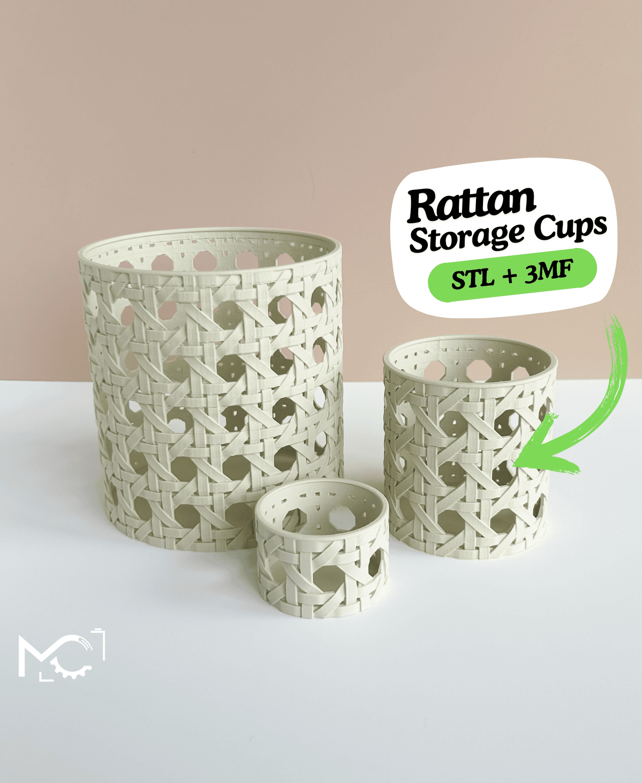 RattanCups 3d model