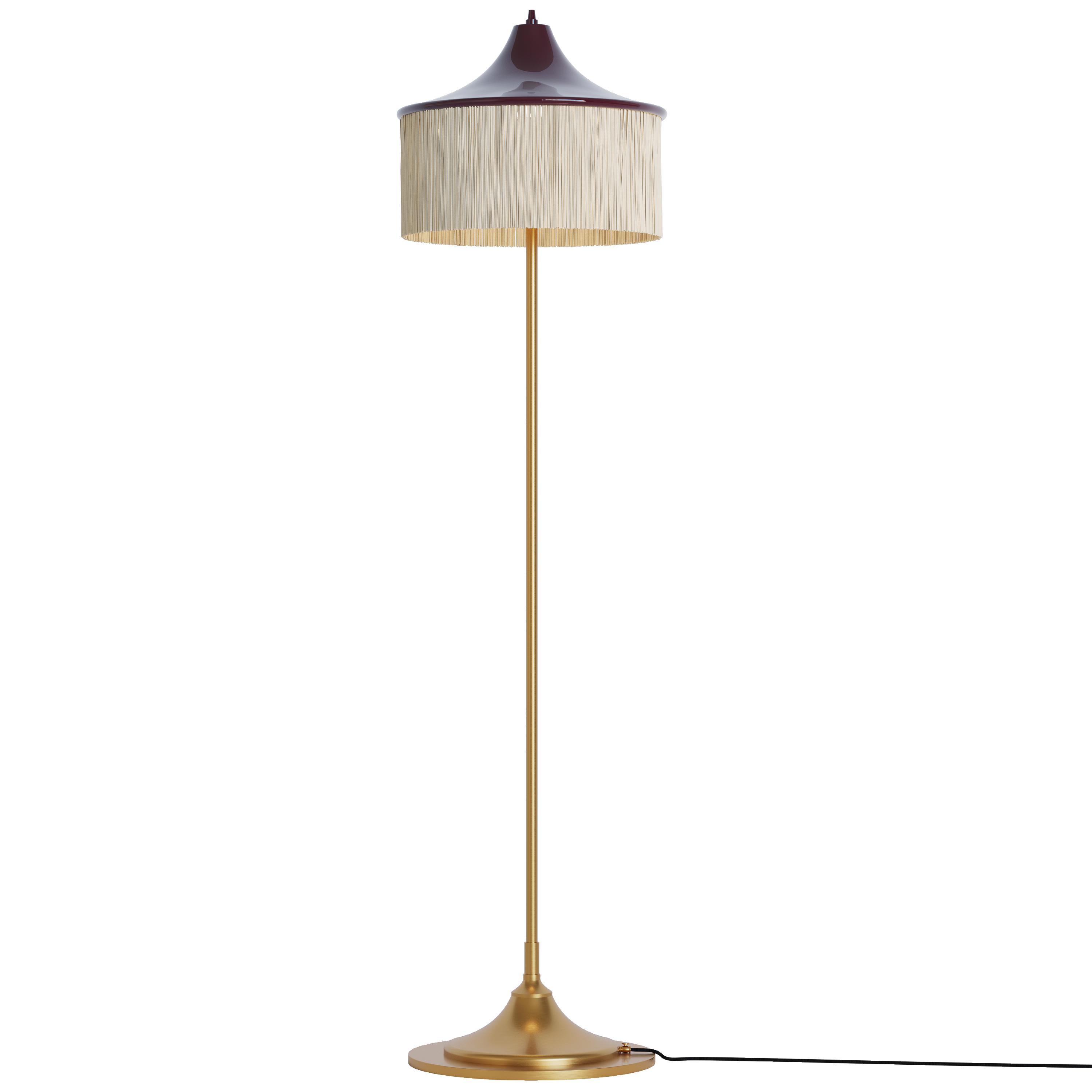 Lo fringe floor lamp, SKU. 28444 by Pikartlights 3d model