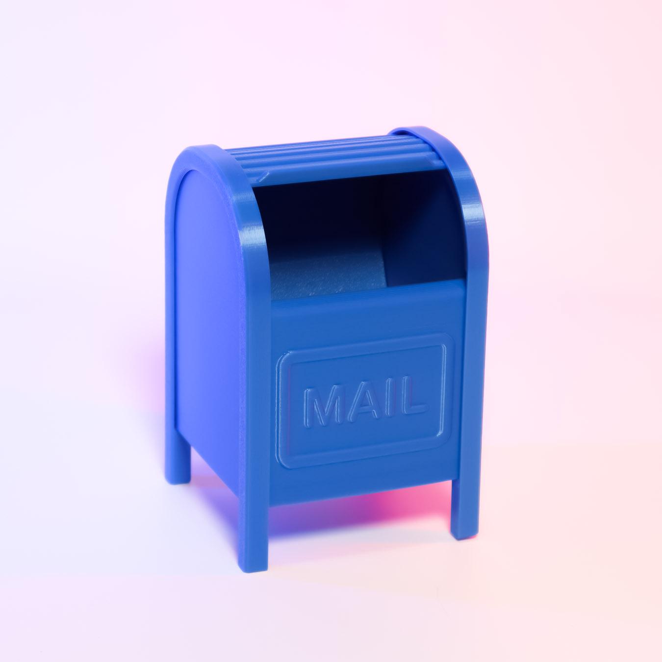 Mini Large Mailbox 3d model