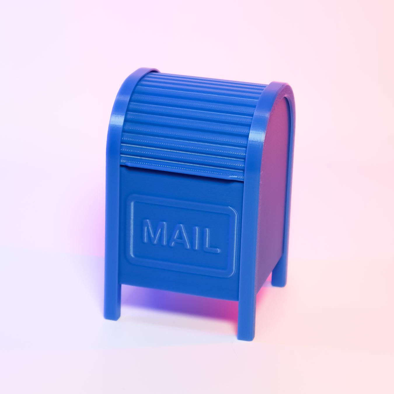 Mini Large Mailbox 3d model