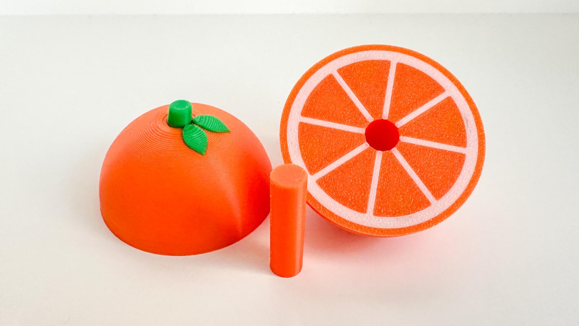 Clicky Citrus Spinners (2-in-1 Fidget Toys) 3d model