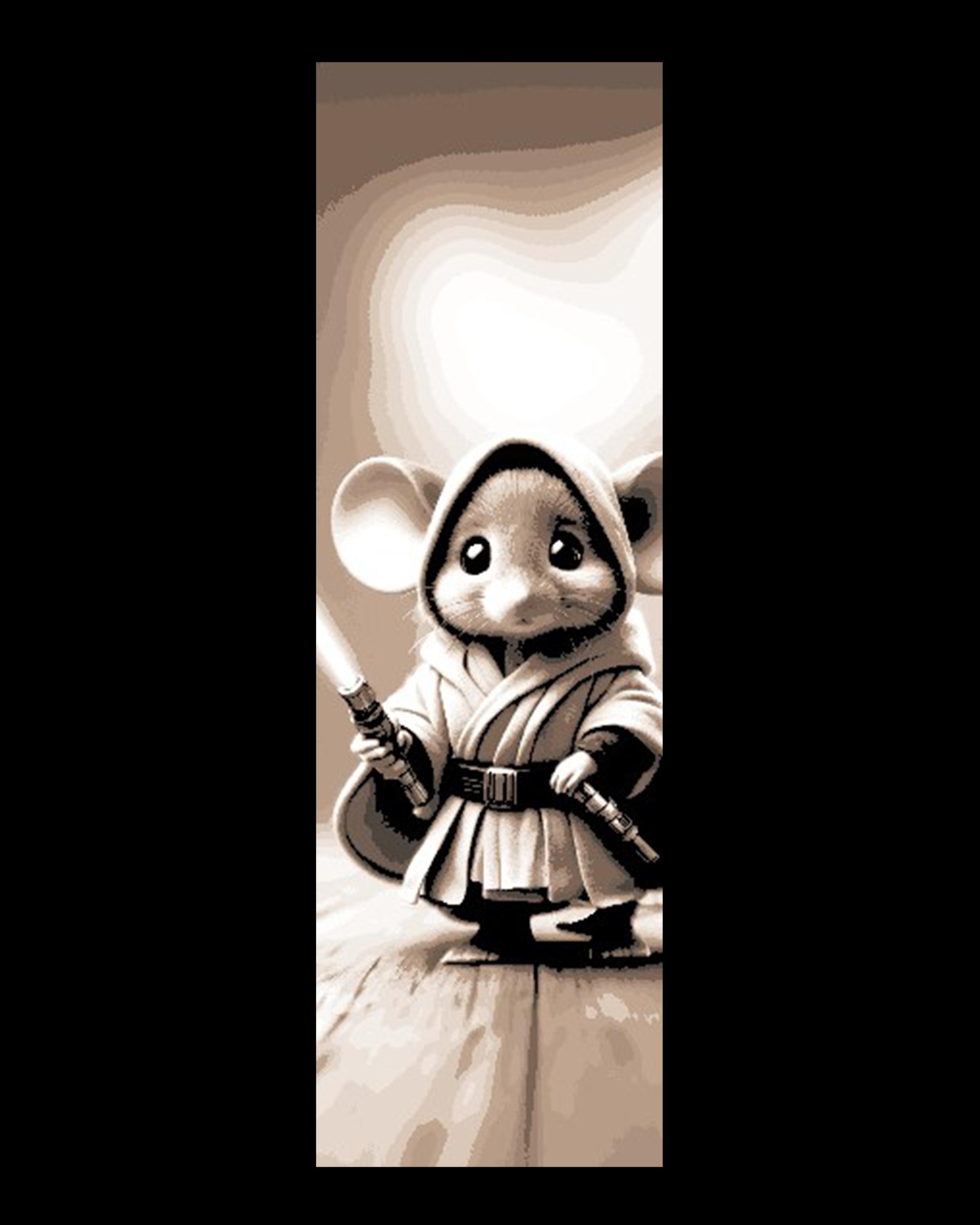 The Force is strong with even the Littlest Ones - Jedi Rabbits and Mice Set of Bookmarks 3d model