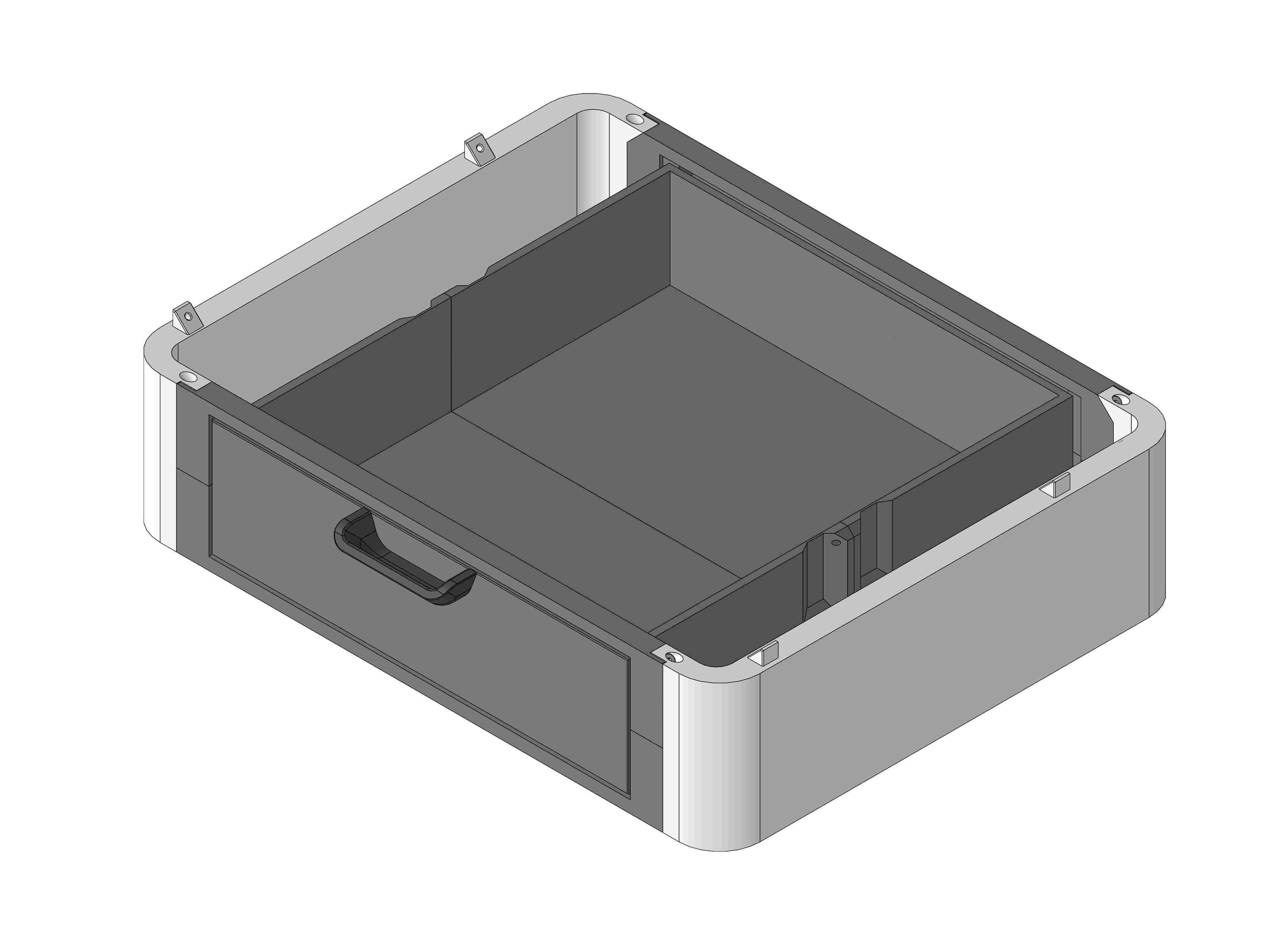 [BaBo duo] mono drawer module 60 3d model