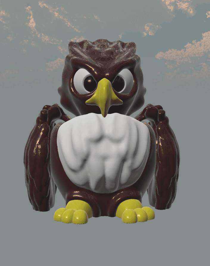 Flexi Eagle 3d model