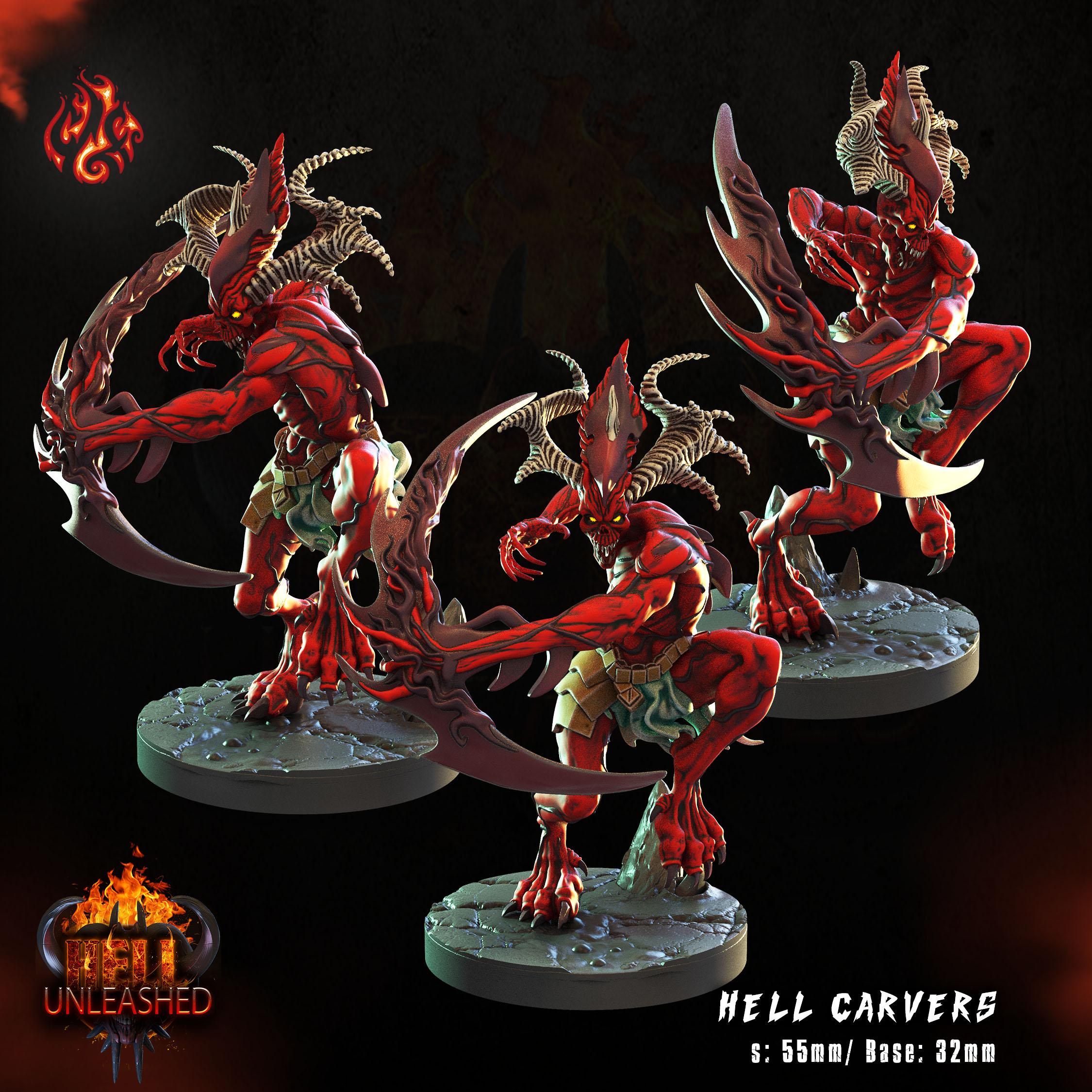 Hell Carvers 3d model
