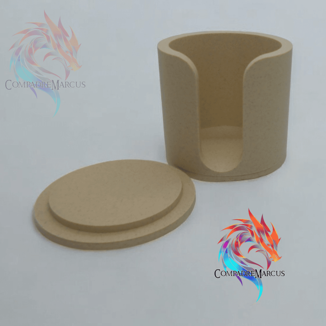 Basic cotton container / No supports 3d model