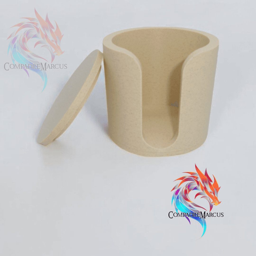 Basic cotton container / No supports 3d model