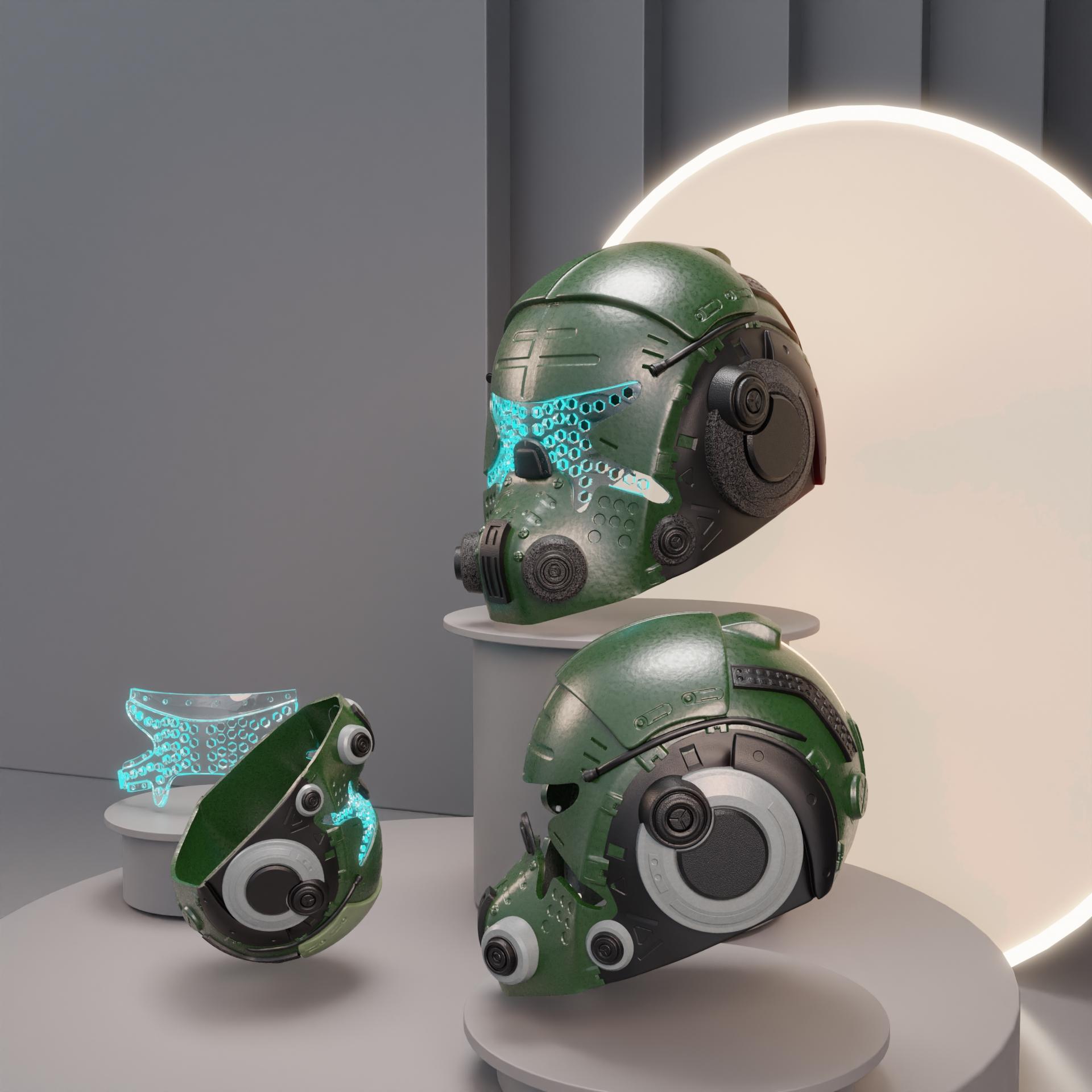 TitanFall Jack Cooper Helmet 3d model