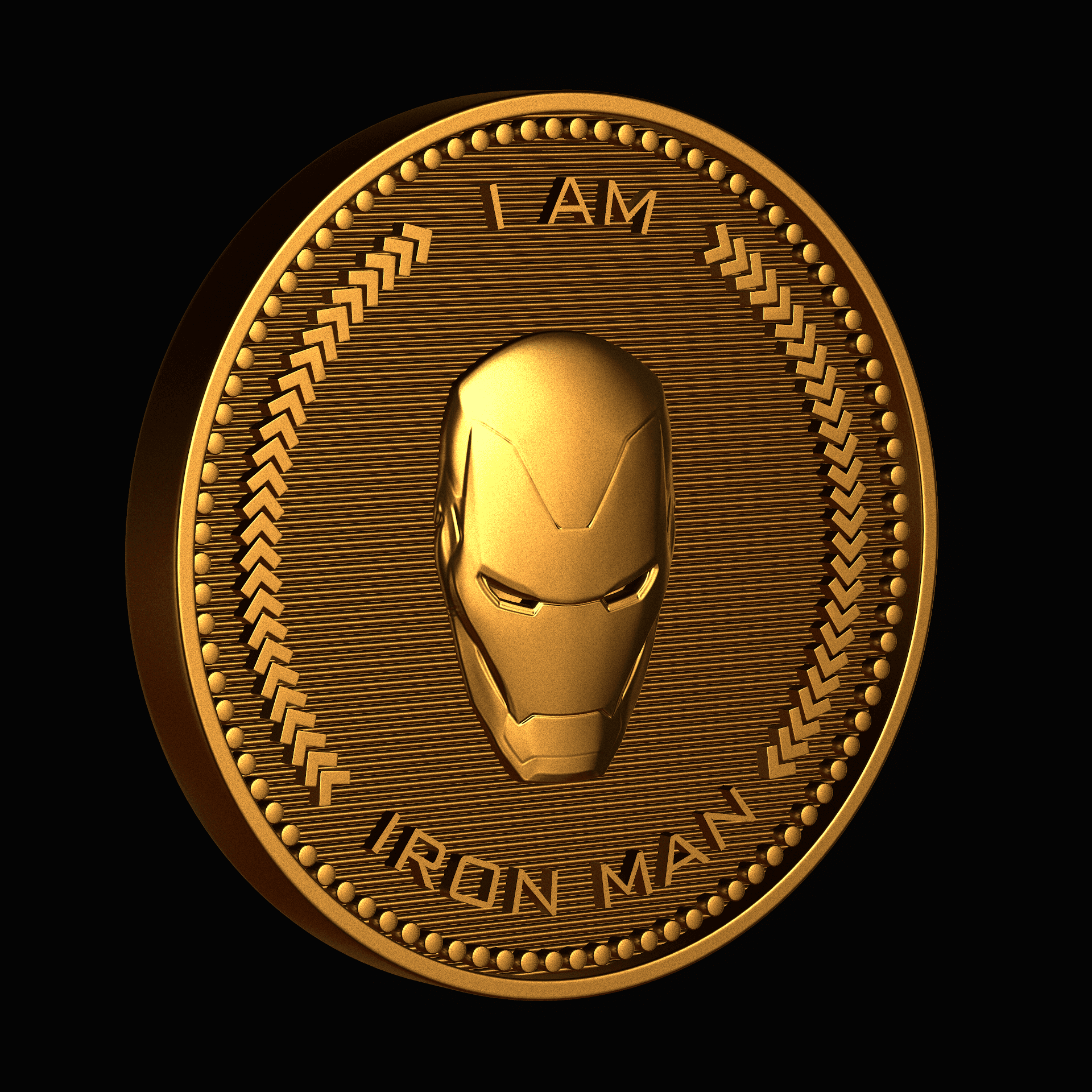 Infinity Coin 3d model