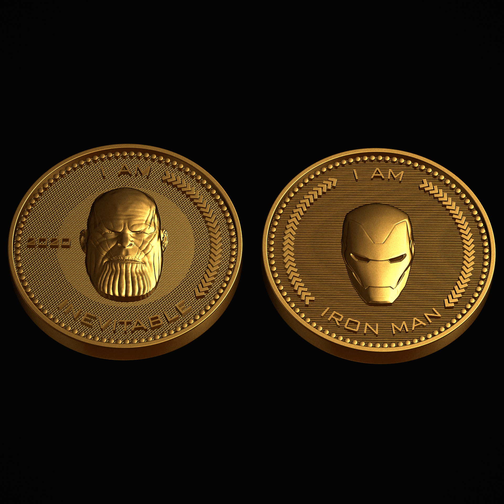 Infinity Coin 3d model