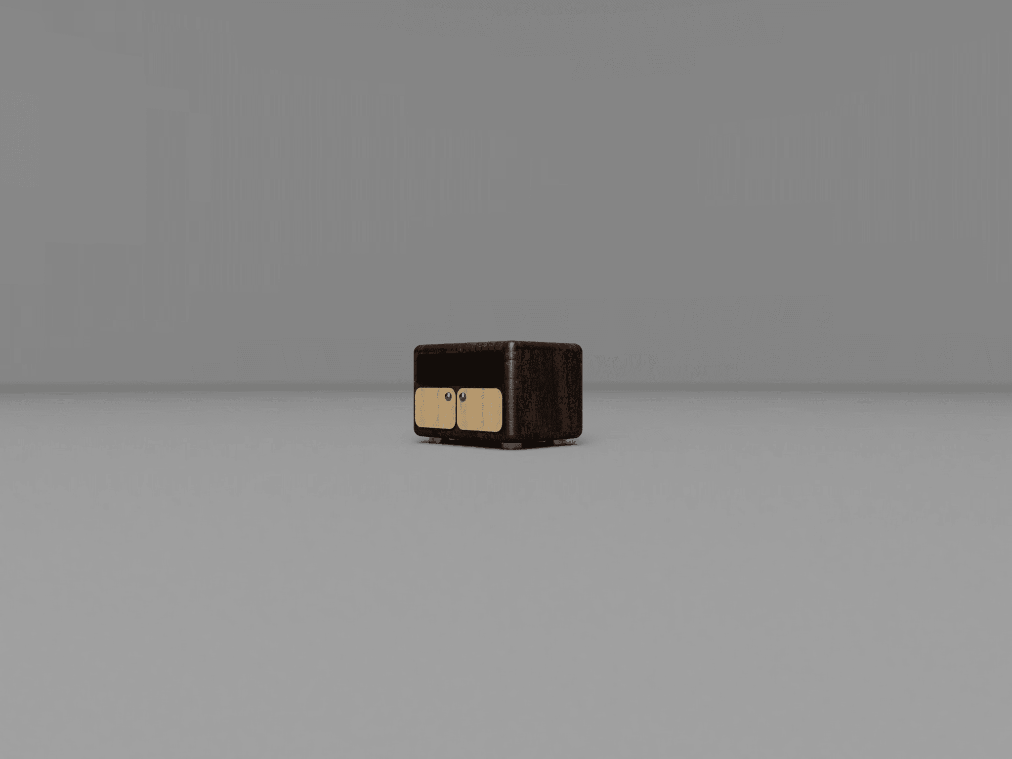 Bedside table (miniature) 3d model