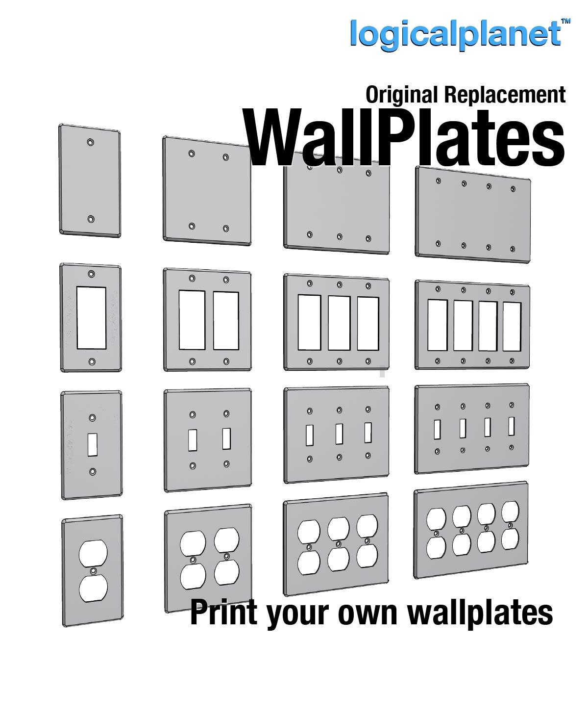 WallPlate replacements 3d model