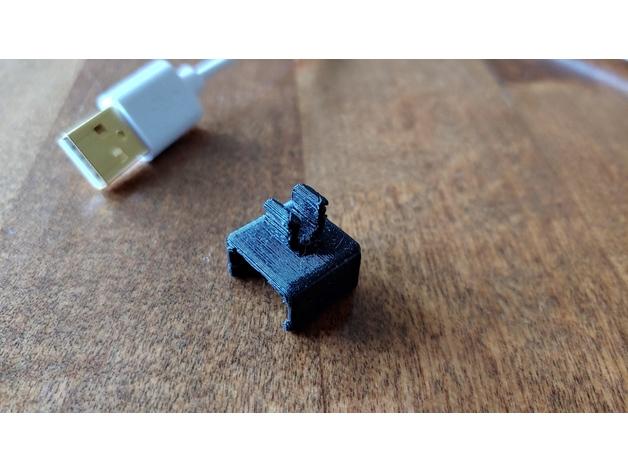 USB Kabelhalter - USB Cable Clip 3d model