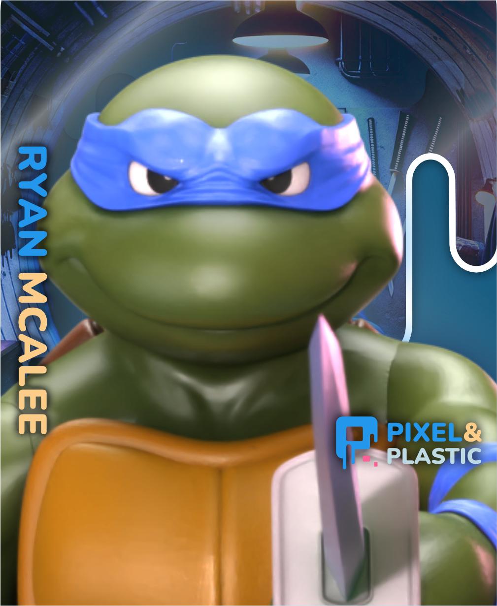 Leonardo - TMNT 3D Printable Leonardo - Teenage Mutant Ninja Turtles (80s-90s Cartoons) 3d model