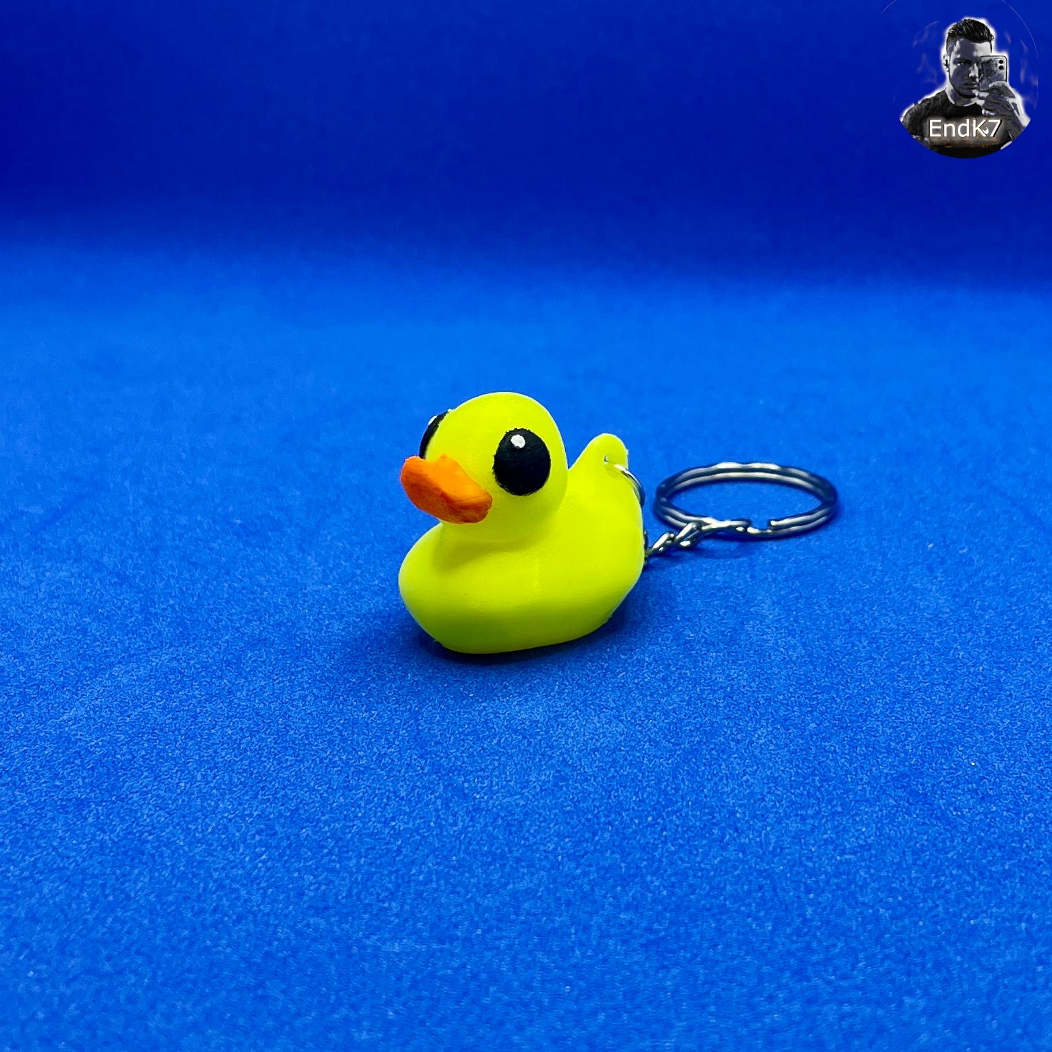 Rubber Duck Keychain - Easy & Fast Print - No Supports 3d model