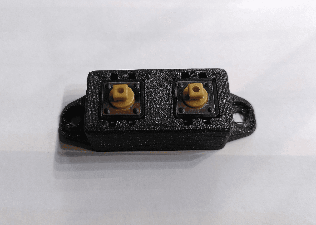 Button mount (for 1 & 2) 3d model