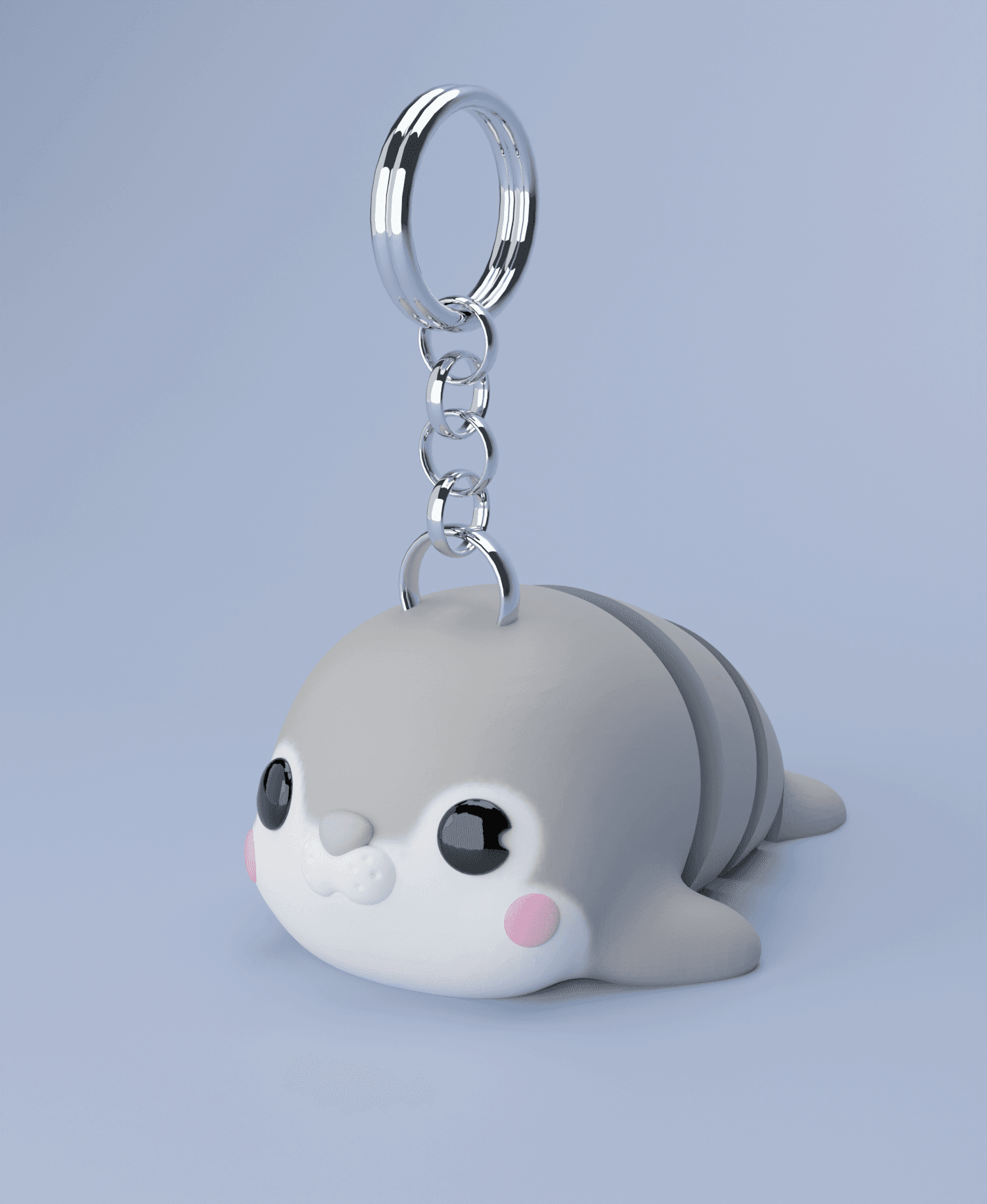 3D Flexi Seal Keychain (Limited Time Free) 3d model