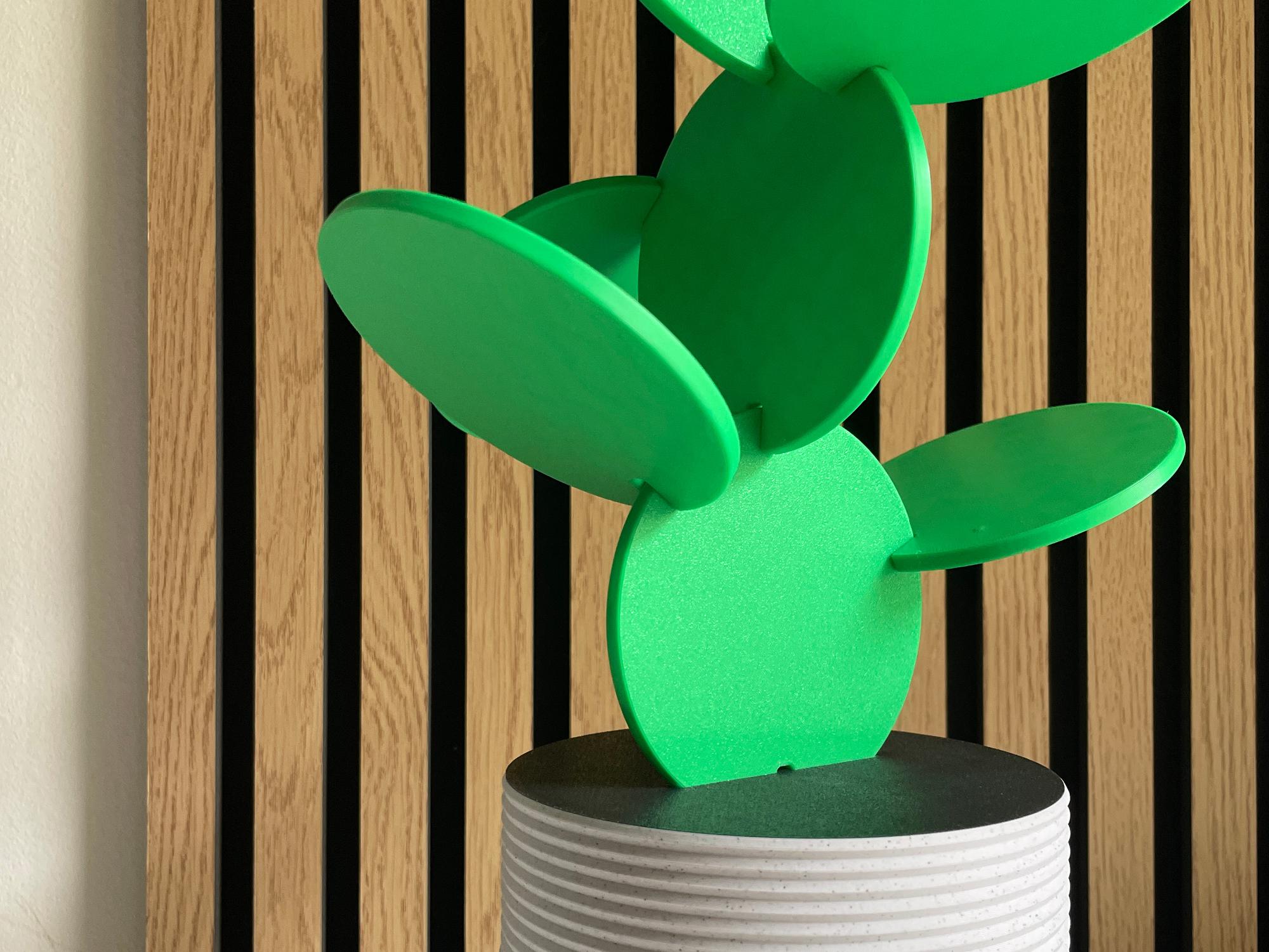 CactusCoasters, vase with removable coasters. 3d model