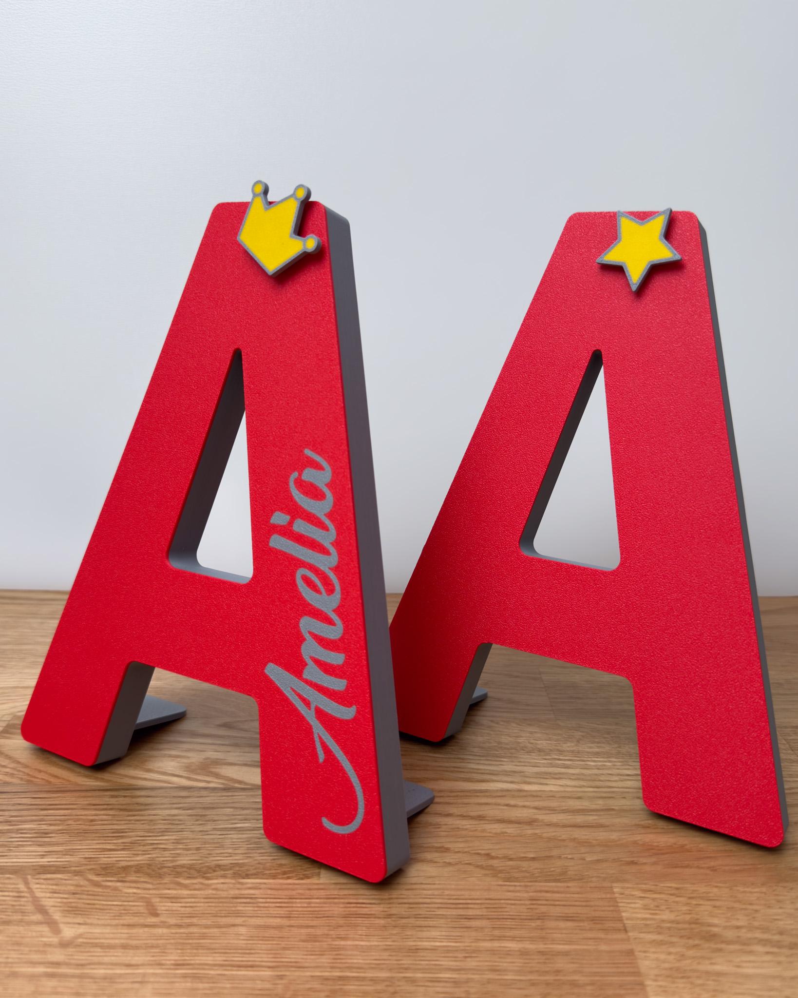 3D Letter F - by TeeTi3D 3d model